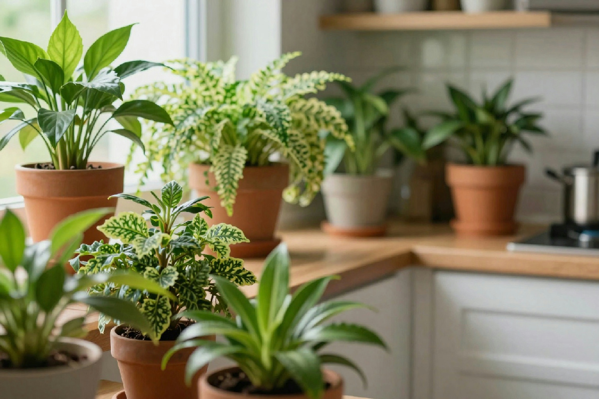Aggiungi un tocco di verde alla tua cucina con le piante che la renderanno un angolo di paradiso